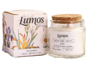 Serenity Bloom – Lavender Scented Candle