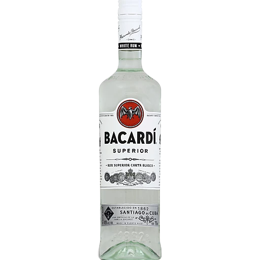Bacardi White Rum Superior | 750ml